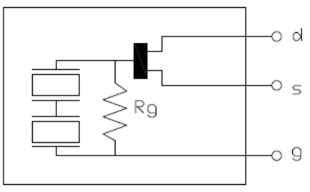 圖4 等效電路  窗口材料的可接收通過波長